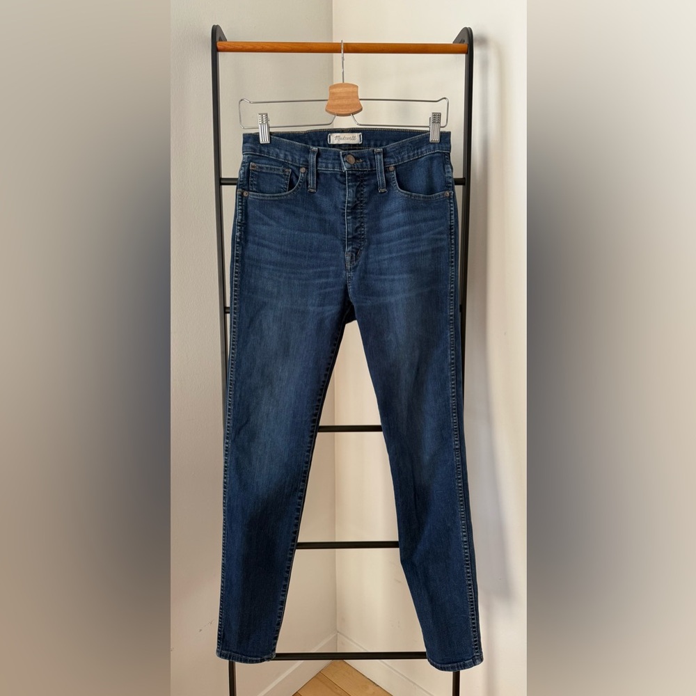 Madewell 10” High-Rise Skinny Jeans, size 28